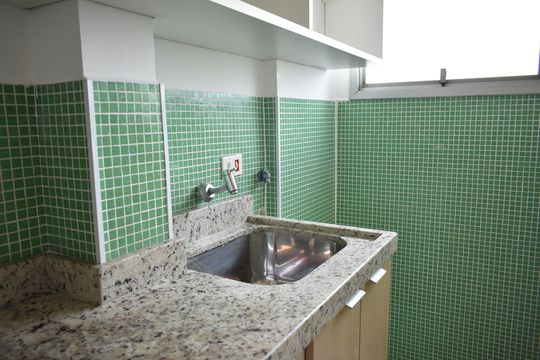 Área de Serviço de apartamento para alugar com 1 quarto, 45m² em Mirandópolis, São Paulo