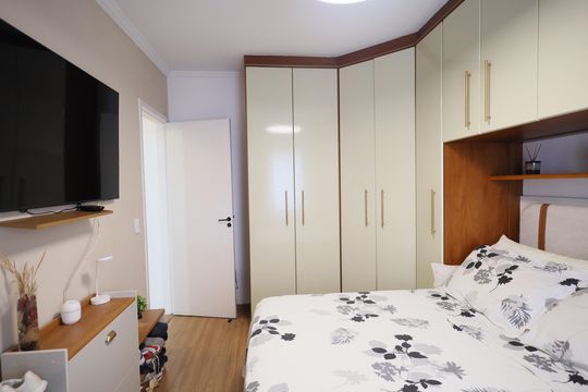 Quarto 1 de apartamento à venda com 2 quartos, 53m² em Rio Pequeno, São Paulo