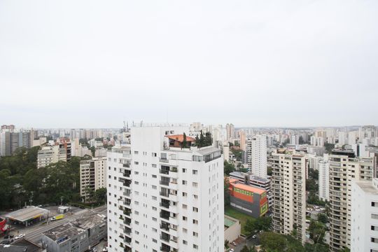 Vista Varanda da Sala de kitnet/studio para alugar com 1 quarto, 48m² em Vila Andrade, São Paulo