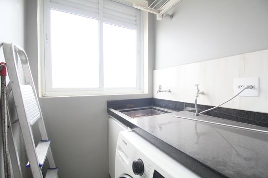 Área de Serviço de kitnet/studio para alugar com 1 quarto, 48m² em Vila Andrade, São Paulo
