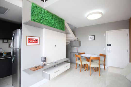 Sala de kitnet/studio para alugar com 1 quarto, 48m² em Vila Andrade, São Paulo