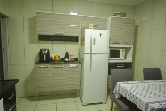Cozinha  de casa à venda com 3 quartos, 120m² em Montanhão, São Bernardo do Campo