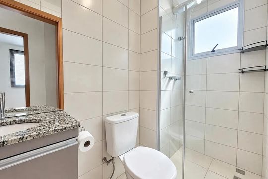Banheiro de apartamento para alugar com 2 quartos, 50m² em São Jorge, Novo Hamburgo