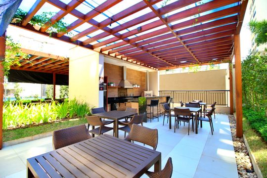 Área comum - Churrasqueira de apartamento à venda com 2 quartos, 65m² em Campestre, Santo André