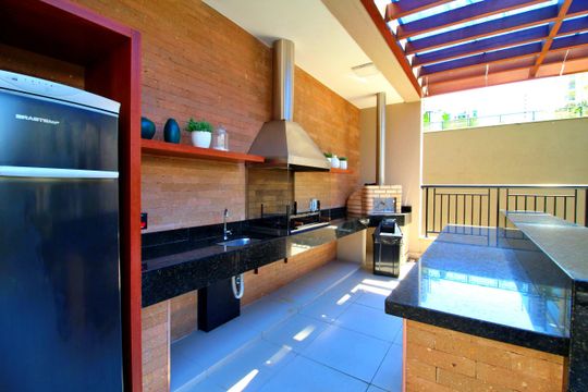 Área comum - Churrasqueira de apartamento à venda com 2 quartos, 65m² em Campestre, Santo André