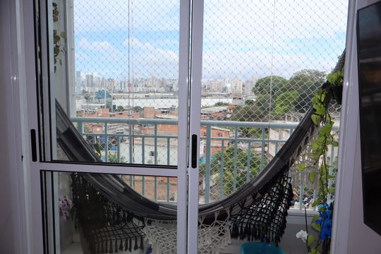 Varanda de apartamento à venda com 2 quartos, 47m² em Quinta da Paineira, São Paulo