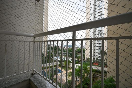 Varanda de apartamento à venda com 2 quartos, 56m² em Vila Sonia do Taboao, Taboão da Serra