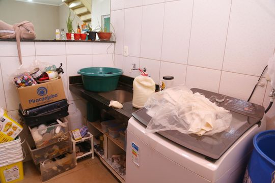 Área de Serviço de casa à venda com 9 quartos, 400m² em Setor Recanto das Minas Gerais, Goiânia