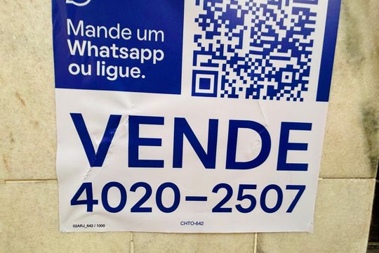 Placa de apartamento à venda com 3 quartos, 95m² em Copacabana, Rio de Janeiro