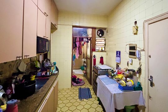 Cozinha de apartamento à venda com 3 quartos, 95m² em Copacabana, Rio de Janeiro