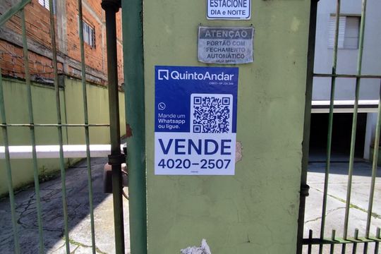 Plaquinha de apartamento à venda com 2 quartos, 60m² em Jabaquara, São Paulo