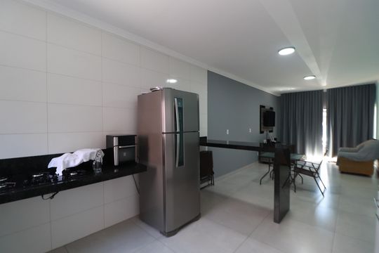 Cozinha  de casa para alugar com 3 quartos, 102m² em Parque das Oliveiras, Ribeirão Preto