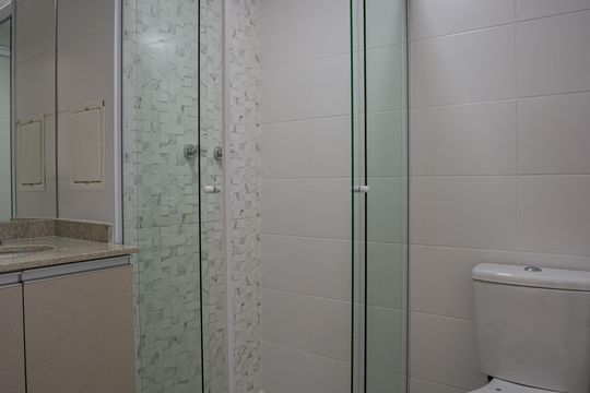 Banheiro de kitnet/studio à venda com 1 quarto, 19m² em Ipiranga, São Paulo