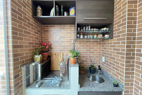 Varanda de apartamento à venda com 2 quartos, 70m² em Jaguaré, São Paulo