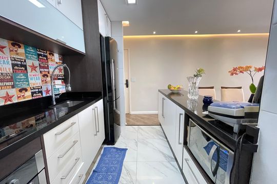 Cozinha de apartamento à venda com 2 quartos, 70m² em Jaguaré, São Paulo