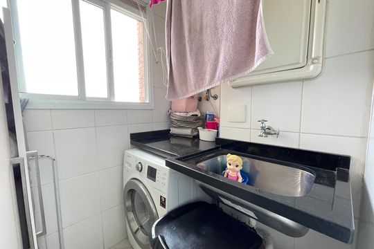 Área de serviço de apartamento à venda com 2 quartos, 70m² em Jaguaré, São Paulo