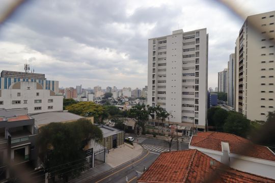 Vista da Varanda da Suíte de apartamento à venda com 3 quartos, 137m² em Jardim Bela Vista, Santo André