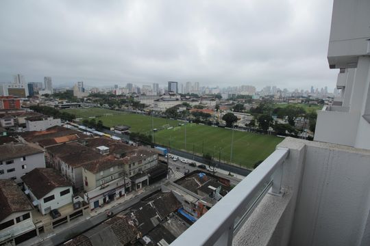 Varanda da Sala de apartamento para alugar com 2 quartos, 42m² em Jabaquara, Santos