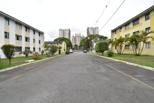 Área comum de apartamento à venda com 3 quartos, 56m² em Santa Quiteria, Curitiba
