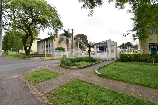 Fachada do condomínio de apartamento à venda com 3 quartos, 56m² em Santa Quiteria, Curitiba