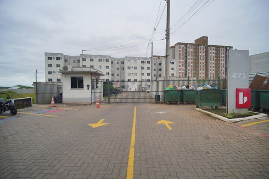 Fachada de apartamento para alugar com 2 quartos, 42m² em Nova Sapucaia, Sapucaia do Sul