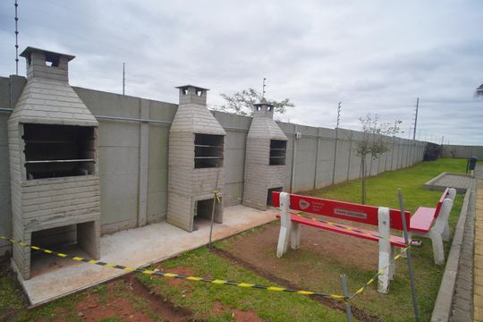 Área comum - Churrasqueira de apartamento para alugar com 2 quartos, 42m² em Nova Sapucaia, Sapucaia do Sul