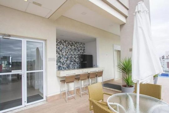 Área comum - Sky Bar de apartamento para alugar com 1 quarto, 35m² em Santo Amaro, São Paulo