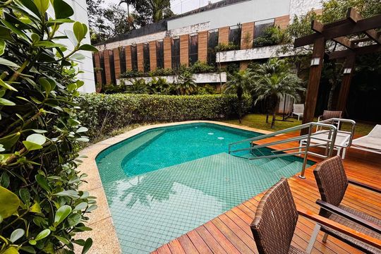 Área comum - Churrasqueira de apartamento à venda com 3 quartos, 134m² em Melville Empresarial Ii, Barueri