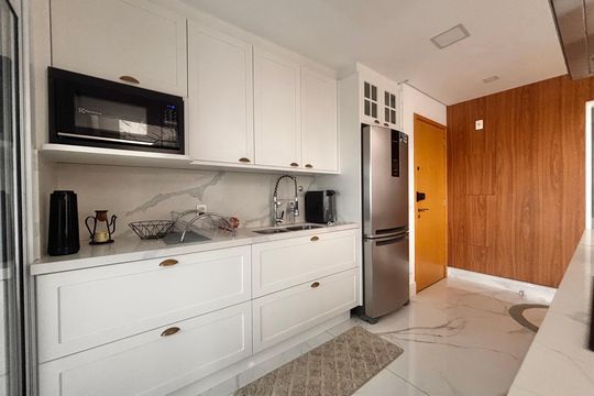 Cozinha de apartamento à venda com 3 quartos, 134m² em Melville Empresarial Ii, Barueri