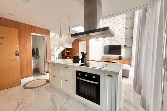 Cozinha de apartamento à venda com 3 quartos, 134m² em Melville Empresarial Ii, Barueri