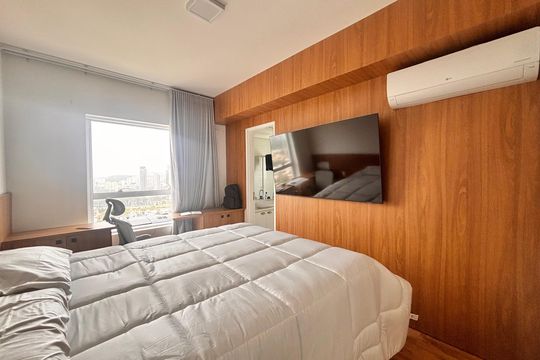 Suíte 3 de apartamento à venda com 3 quartos, 134m² em Melville Empresarial Ii, Barueri