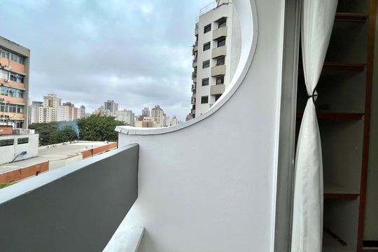Varanda de apartamento para alugar com 1 quarto, 55m² em Vila Clementino, São Paulo