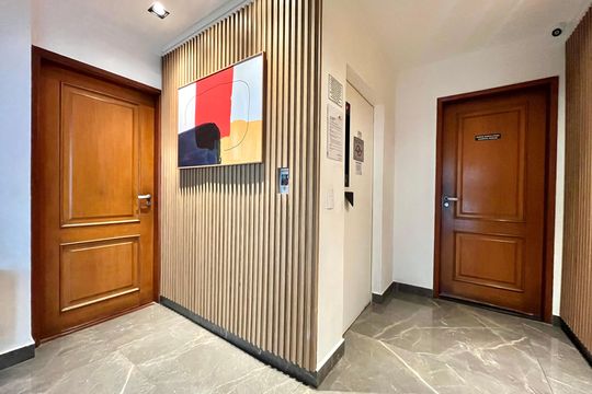 Hall social de apartamento para alugar com 1 quarto, 55m² em Vila Clementino, São Paulo