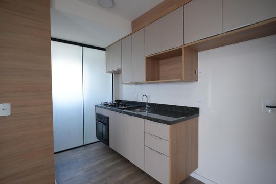Cozinha de apartamento para alugar com 2 quartos, 50m² em Campestre, Santo André