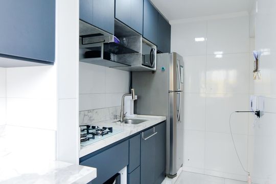 Cozinha e Área de Serviço de apartamento à venda com 2 quartos, 53m² em Jardim Maria Dirce, Guarulhos