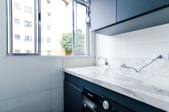 Cozinha e Área de Serviço de apartamento à venda com 2 quartos, 53m² em Jardim Maria Dirce, Guarulhos