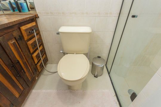 Banheiro da Suíte de apartamento à venda com 3 quartos, 75m² em Jardim Consorcio, São Paulo