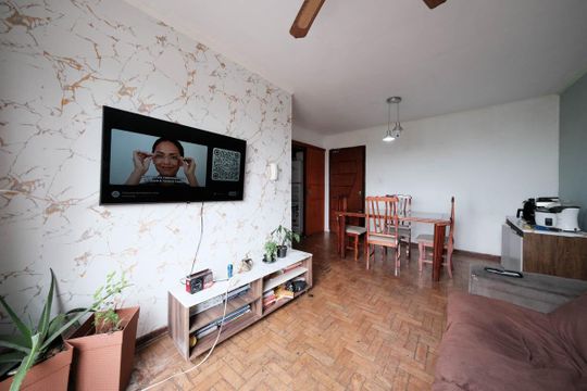 Sala de apartamento à venda com 2 quartos, 56m² em Cangaiba, São Paulo