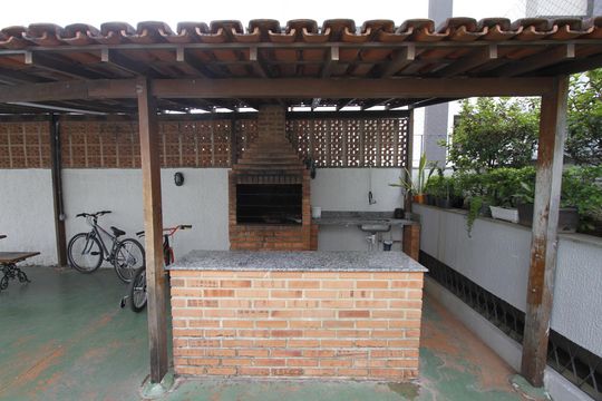 Área comum - Churrasqueira de apartamento à venda com 3 quartos, 75m² em Gutierrez, Belo Horizonte