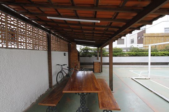 Área comum - Churrasqueira de apartamento à venda com 3 quartos, 75m² em Gutierrez, Belo Horizonte