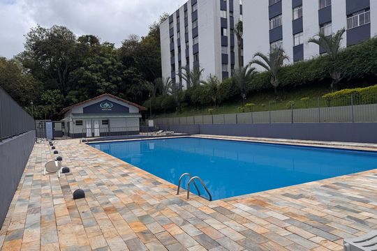 Área comum - Piscina de apartamento para alugar com 2 quartos, 55m² em Lajeado, Cotia