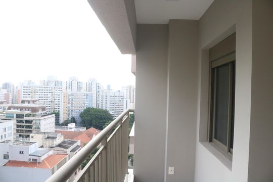 Varanda de apartamento à venda com 1 quarto, 38m² em Perdizes, São Paulo