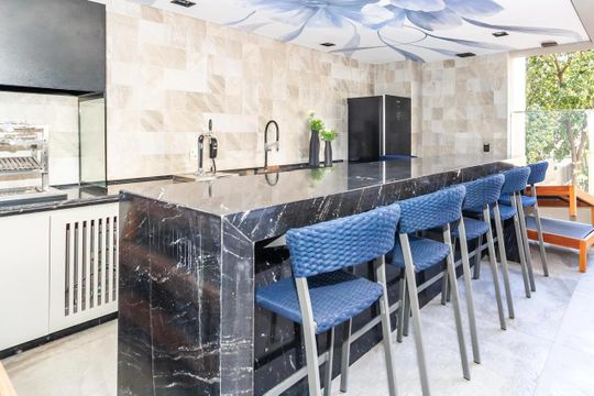 Área comum - Churrasqueira de apartamento à venda com 1 quarto, 38m² em Perdizes, São Paulo