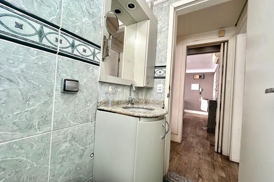 Banheiro de apartamento para alugar com 2 quartos, 79m² em Vila Mascote, São Paulo