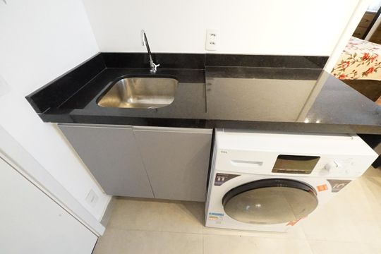 Área de Serviço de apartamento para alugar com 1 quarto, 24m² em Mooca, São Paulo