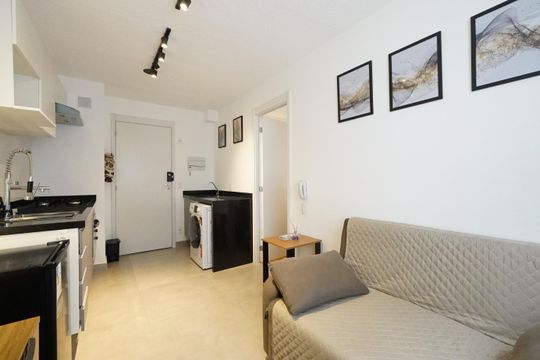 Sala de apartamento para alugar com 1 quarto, 24m² em Mooca, São Paulo
