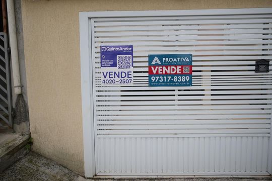 Placa de apartamento à venda com 2 quartos, 42m² em Jardim, Santo André