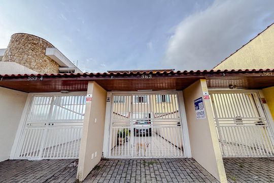 Fachada com Placa de casa à venda com 3 quartos, 155m² em Penha de França, São Paulo