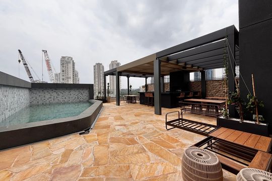 Área comum - Churrasqueira de apartamento à venda com 2 quartos, 110m² em Alphaville Comercial, Barueri
