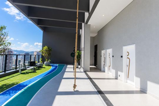Área comum - Academia de apartamento à venda com 2 quartos, 110m² em Alphaville Comercial, Barueri